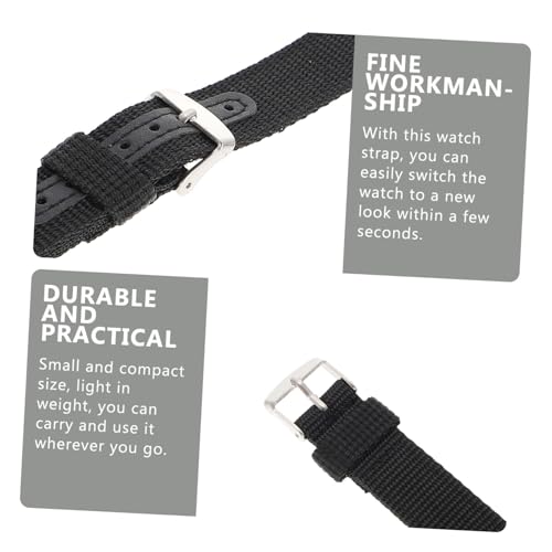 KOMBIUDA Wasserdichtes Nylon Uhrenarmband Schnellverschluss Ersatzband Sportlich Robust Dickes Armband Herren Damen Outdoor Geeignet von KOMBIUDA