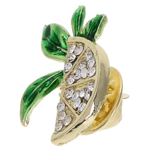 KOMBIUDA Wassermelonen brosche mit Kristallen Niedliche Cartoon frucht anstecknadel für Damen und Mädchen Vielseitiges Modisches Accessoire für Kleidung Taschen und Jacken Kleiner von KOMBIUDA