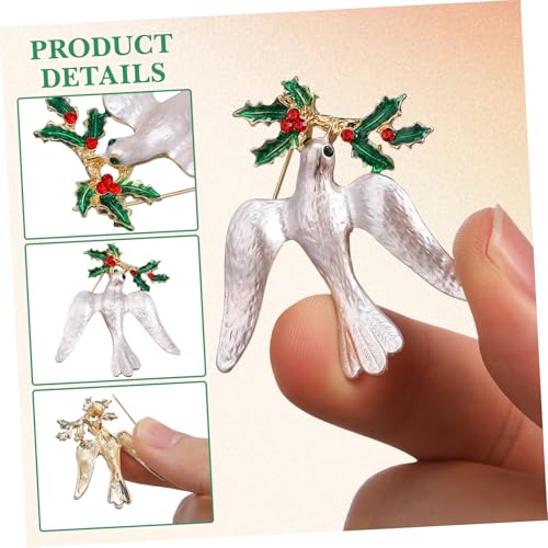 KOMBIUDA Wasserstrahl brosche mit Friedens taube Modische Corsage Dekorativer Anstecker für Kleidung Taschen Schals Eleganter Schmuck Stilvolles Accessoire für Damen KOMBIUDA Wasserstrahl brosche mit Friedens taube Modische Corsage Dekorativer Anstecker für Kleidung Taschen Schals Eleganter Schmuck Stilvolles Accessoire für Damen von KOMBIUDA