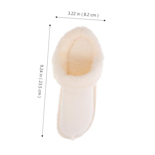 KOMBIUDA Winter Clogs Innensohle Fleece Gefüttert Warme Hausschuhe Damen Herren Kuschelig Waschbar Komfort Einsatz für Outdoor Camping Wandern von KOMBIUDA