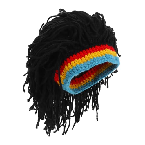 KOMBIUDA Wolkenhaube Cosplay Perücke Für Und Kurze Schwarze Haarpracht Für Halloween Und Partys Dicke Mit Stylischem Design Muss Für Auftritt von KOMBIUDA