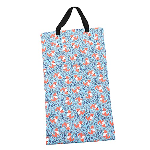 KOMBIUDA wasserdichte Wickeltasche Zum Aufbewahren Von Windeln Babykleidung Und Handtüchern Mit Aufhängeöse Für Kinderwagen Oder Türklinken Hergestellt Aus Hochwertigem von KOMBIUDA