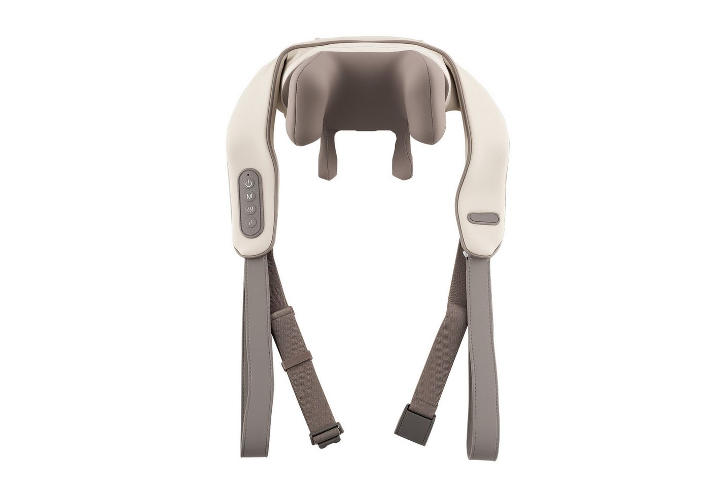 KOMFOTTEU Nacken-Massagegerät, 4D Shiatsu Massagegerät mit 2 Heizstufen & einstellbarer Intensität von KOMFOTTEU