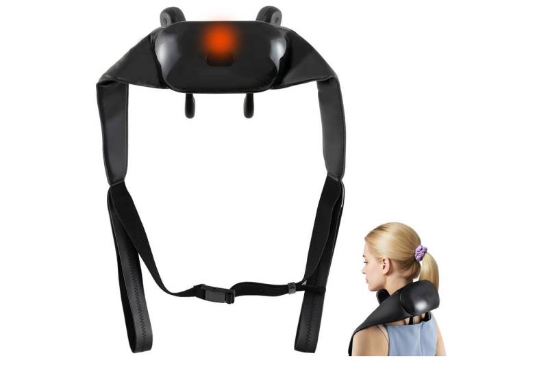 KOMFOTTEU Nacken-Massagegerät, 4D Shiatsu Massagegerät mit tiefem Gewebekneten von KOMFOTTEU