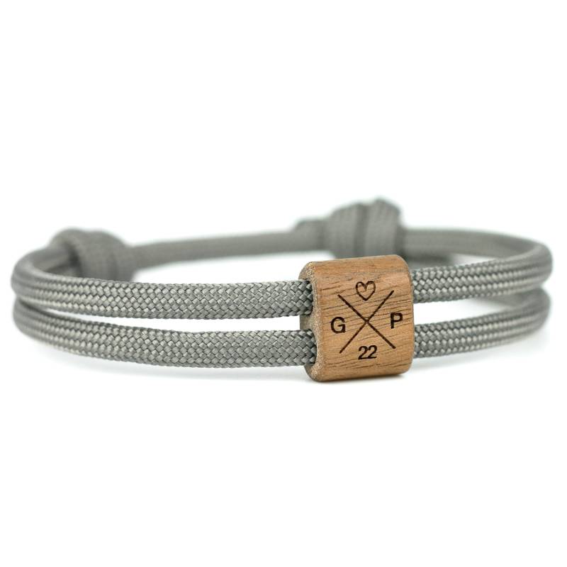 Komimar Holz Hua Mua Armband, Initialen Gravur Armband von KOMIMAR