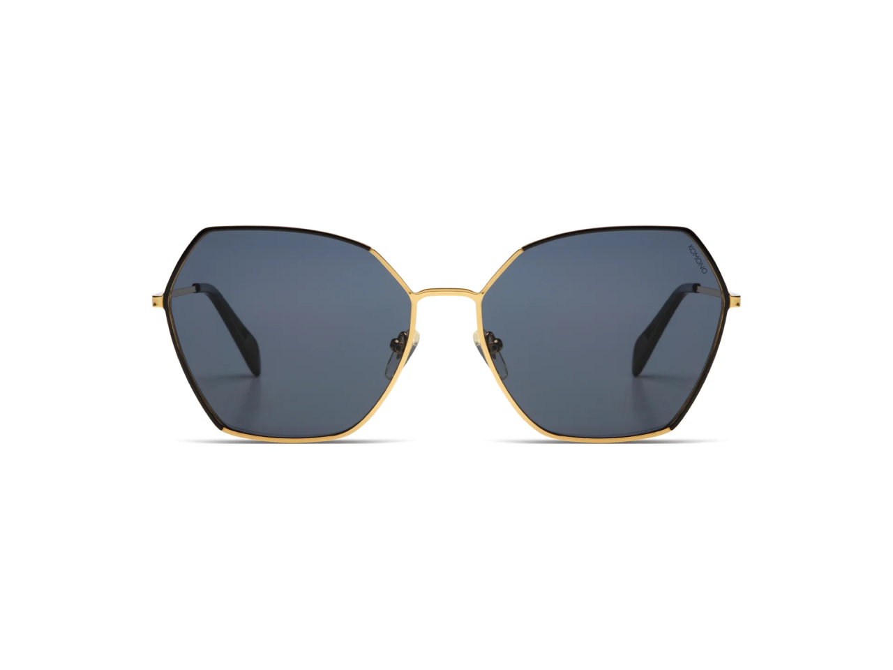 BELLE | KOMONO | vegane Sonnenbrille | Gold Black von KOMONO