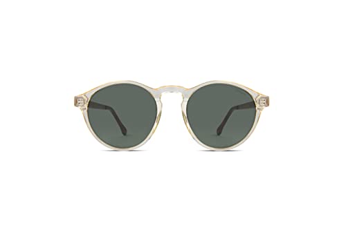 KOMONO Devon Metal Prosecco Unisex Runde Cellulosepropionat-Sonnenbrille für Damen und Herren mit UV-Schutz und kratzfesten Gläsern von KOMONO