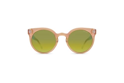 KOMONO Lulu Pearl Tortoise Unisex Cat-eye Cellulosepropionat-Sonnenbrille für Damen und Herren mit UV-Schutz und kratzfesten Gläsern von KOMONO