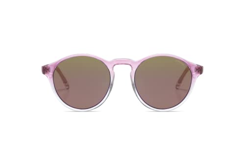 KOMONO Devon Paradise Unisex Runde Cellulosepropionat-Sonnenbrille für Damen und Herren mit UV-Schutz und kratzfesten Gläsern von KOMONO