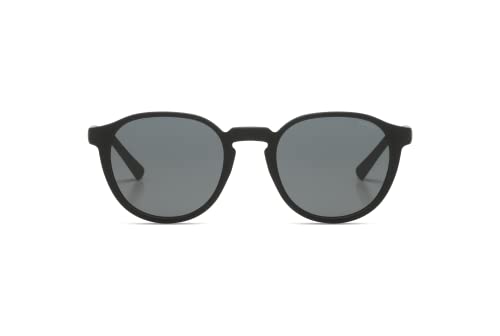 KOMONO Liam Carbon Unisex Oval Cellulosepropionat-Sonnenbrille für Damen und Herren mit UV-Schutz und kratzfesten Gläsern von KOMONO