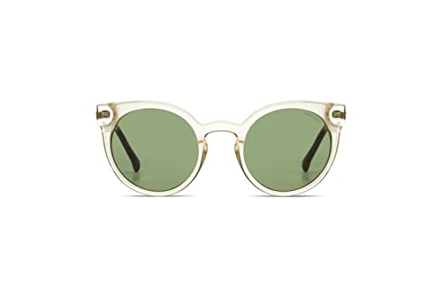 KOMONO Lulu Metal Prosecco Unisex Cat-eye TR90 Sunglasses for Men and Women with UV Protection and Scratch-Resistant Lenses von KOMONO