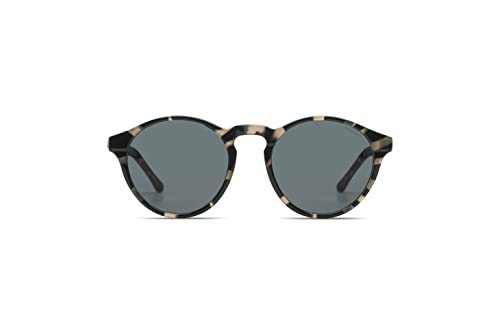 KOMONO Devon Acapulco Unisex Runde Cellulosepropionat-Sonnenbrille für Damen und Herren mit UV-Schutz und kratzfesten Gläsern von KOMONO