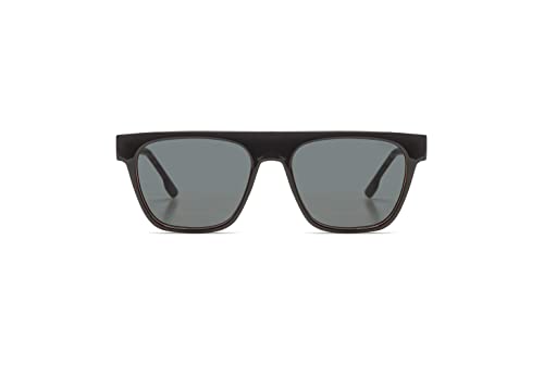 KOMONO Joe Black Tortoise Unisex Quadratische Cellulosepropionat-Sonnenbrille für Damen und Herren mit UV-Schutz und kratzfesten Gläsern von KOMONO