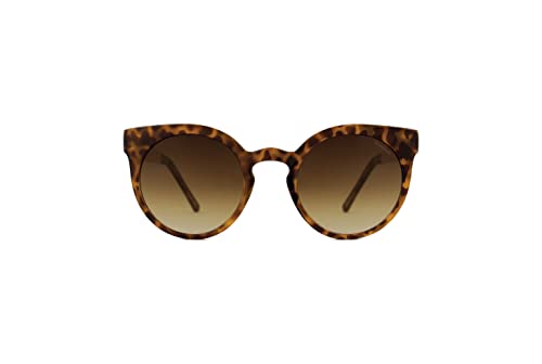 KOMONO Lulu Metal Series Tortoise Rose Gold Unisex Cat-eye Cellulosepropionat-Sonnenbrille für Damen und Herren mit UV-Schutz und kratzfesten Gläsern von KOMONO