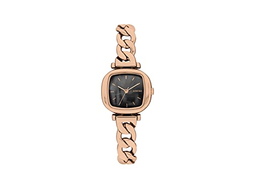 KOMONO Moneypenny Revolt Rose Gold Black Japanische Analoge Quarzuhr für Damen mit Edelstahlband von KOMONO