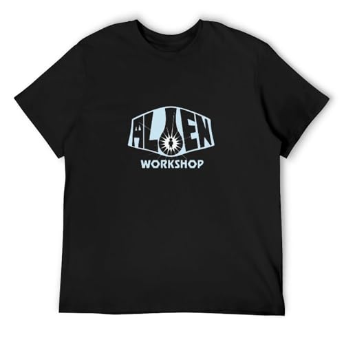 Men's Alien Workshop Logo Sky Summer Basic Casual Short Cotton T-Shirt Black XXL Men's Alien Workshop Logo Sky Summer Basic Casual Short Cotton T-Shirt Black XXL von KOMYLA