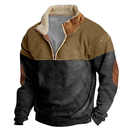College Hoodie Herren Pullover Lustig Kapzuenpullover Herren Signatur Hoodi Slim Shirt Schwarzer Pullover Mit Kapuze Grüner Oversize Pullover Langarmshirt Spitze(Brown,XL) von KONG JIMFAN
