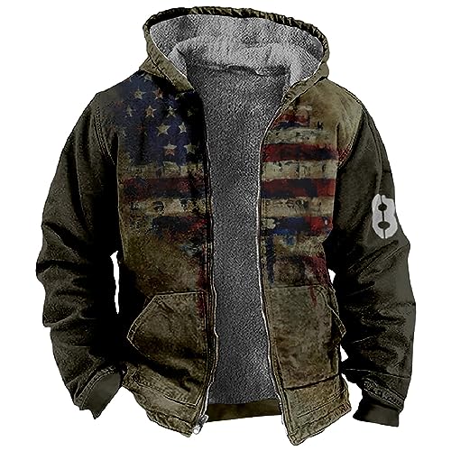 Jacke Herren Shirt Weiß Herren Essentails Hoodie Wanderjacke Herren Softshelljacke Herren Herren Winterjacke Half Zip Pullover Herren Down Jacket Winterjacke Schwarz Herren(Multicolor,6XL) von KONG JIMFAN