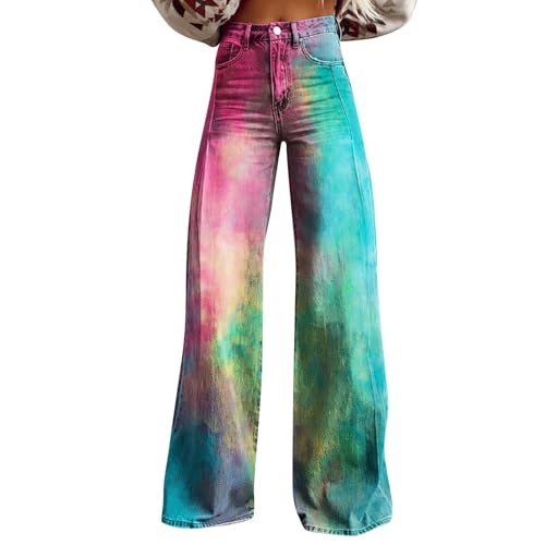 KONG JIMFAN Baggy Jeans Damen,Hohe Taille Weites Bein Jeanshosen 2025 Sommer Pants Washed Blue Vintage Denimjeans Boyfriend Schlaghose mit Taschen Halarajeans Freizeithose Y2k Streetwear KONG JIMFAN Baggy Jeans Damen,Hohe Taille Weites Bein Jeanshosen 2025 Sommer Pants Washed Blue Vintage Denimjeans Boyfriend Schlaghose mit Taschen Halarajeans Freizeithose Y2k Streetwear von KONG JIMFAN