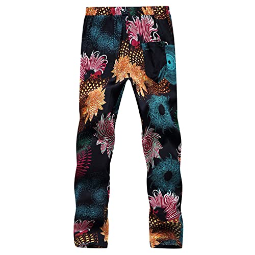 KONG JIMFAN Herren Jogginghosen Cargohose Arbeitshosen Baggy Leggins Herren Sport Y2k Hose Herren Hosen Herren Größe 64 Box Hose Sporthose Herren Freizeithose Herren Lang(Cyan,6XL) von KONG JIMFAN