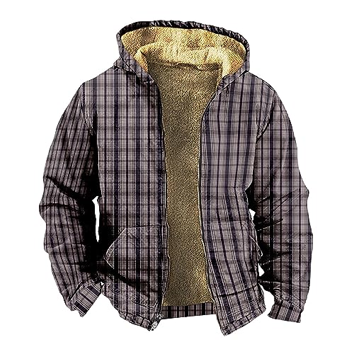 KONG JIMFAN Jacke Herren Im Westen Nichts Neues Buch Leichte Regenjacke Herren Herren Jacke Winter Sweatjacke Herren Blazer Pullover Decke Regenjacke Golf Herren Freizeitjacke Herren(Gray,7XL) von KONG JIMFAN