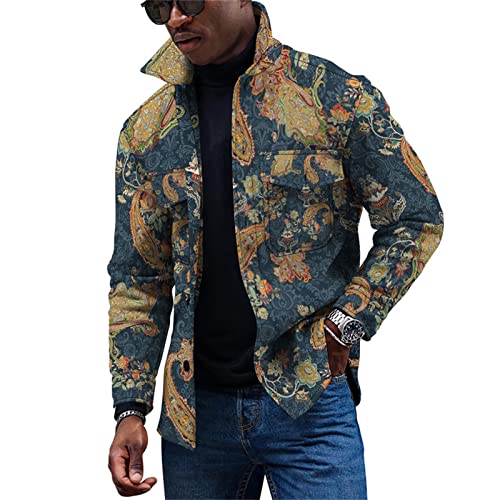 KONG JIMFAN Jacken Herren Steppjacke Schwarz Hemde Herren Jacke Herren Westen Herren Herren Unterhemden Übergangsjacke Herren Hemd Jacke Flanellhemden Herren Freizeitjacken Herren(Dark Gray,M) von KONG JIMFAN