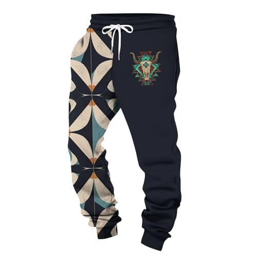 KONG JIMFAN Jogginghose Herren Warme Jogginghose Baumwolle Trainingshose Herren Lang Stoffhose Herren Freizeithose Herren Lang Activewear Für Herren Sporthose Herren Sweatpants Herren(#A Black,3XL) von KONG JIMFAN