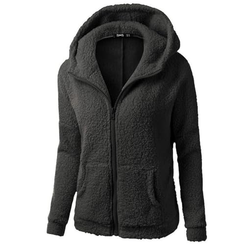 KONG JIMFAN Regenjacke Damen College Jacke Damen Jacke Damen Schwarz Weiß Blazer Strickjacke Damen Stichschutzweste Regenmantel Damen Grauer Strickpullover Damen-Jacken(#2 Black,XL) von KONG JIMFAN