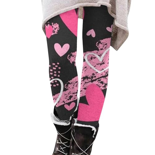 KONG JIMFAN Thermo Strumpfhose Elegant Extra Lange Beine Leggings Wollstrumpfhose Winter Hose Damen (#3 Pink, XL) von KONG JIMFAN