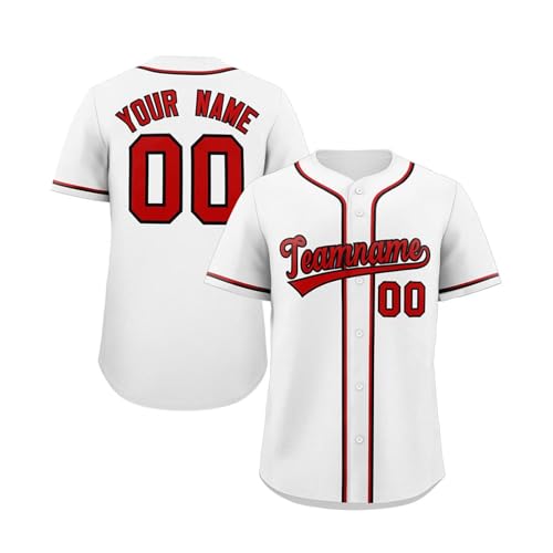 KONG JIMFAN Trikot Personalisiert Personalisiertes American Football Trikot,Erwachsene/Kinder Unisex Trikot Mit Eigenem Namen Nummer & Logo,Athletisch Kleidung Football Kostüm Herren(36) von KONG JIMFAN