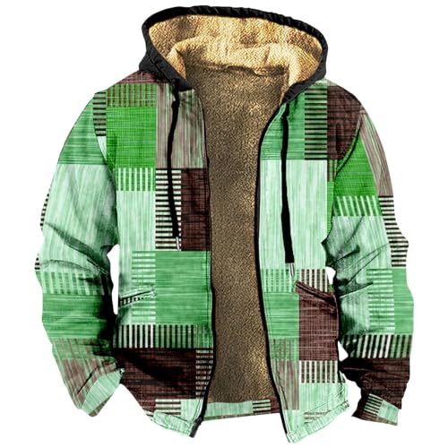 KONG JIMFAN Übergangsjacke Herren Field Jacket Herren Herrenjacke Übergangsjacke College Jacke Herren Reflektierende Jacke Dünne Jacke Herren Leder Jacke Lässige Jacken Holzfäller Jacke(Multicolor,M) von KONG JIMFAN