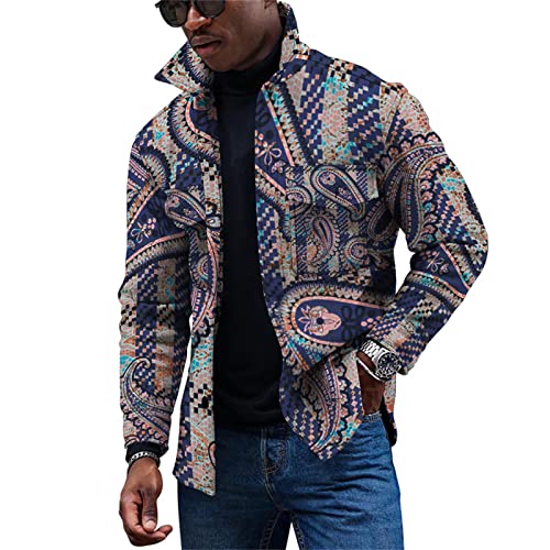 KONG JIMFAN Ünne Jacke Herren Strickjacke Bunt Business Hemd Herren Herren Übergangsjacke Longsleeve Zipper Hoodie Herren Jacke Pullover Jacke Herren Hemd Weiß Übergangsjacke Männer(Khaki,M) von KONG JIMFAN