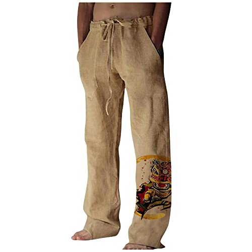 KONG JIMFAN Weiße Strumpfhose Herren Kargaux Hosen Kurze Camouflage Fahrradkleidung Bike Gothic Gelber Anzug Militär Outfit Top Merchandise Fleece Hose von KONG JIMFAN