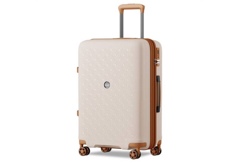 KONO Business-Koffer Premium Reisekoffer Ultimate – Leichter PP-Koffer mit 360° Rollen, 4 Rollen von KONO