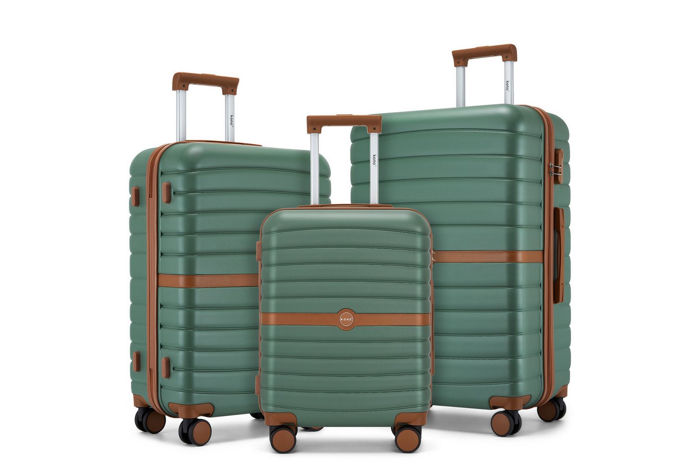 KONO Handgepäckkoffer Koffer Trolley ABS+PC Hartschalenkoffer mit TSA-Schloss KONO Handgepäckkoffer Koffer Trolley ABS+PC Hartschalenkoffer mit TSA-Schloss von KONO