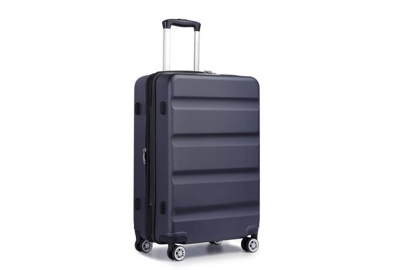 KONO Handgepäckkoffer Leichter Hartschalen-Trolley mit TSA-Schloss & 4 Spinnrollen von KONO