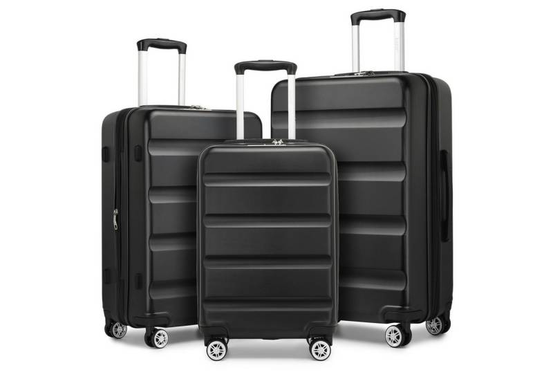 KONO Handgepäckkoffer Leichter Hartschalen-Trolley mit TSA-Schloss & 4 Spinnrollen von KONO
