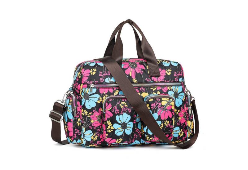 KONO Handtasche Damenhandtasche, Wasserdicht mit Blumenmuster von KONO