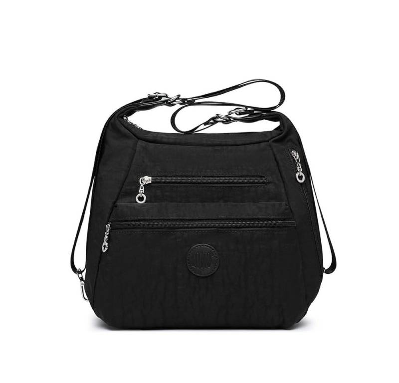 KONO Handtasche Rucksack Damen Umhängetaschen Nylon Schultertaschen 3 in 1 Handtasche von KONO