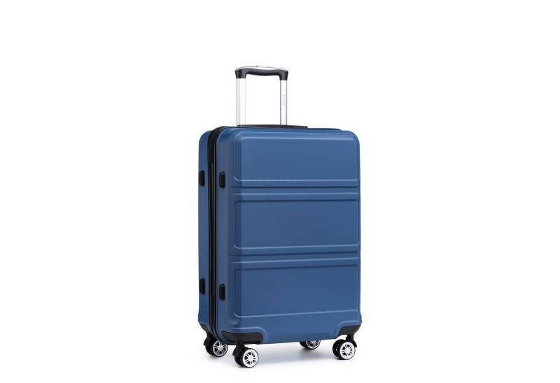 KONO Hartschalen-Trolley mit TSA-Schloss - Reisekoffer und Rollkoffer in einem von KONO
