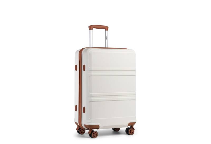 KONO Hartschalen-Trolley mit TSA-Schloss - Reisekoffer und Rollkoffer in einem von KONO