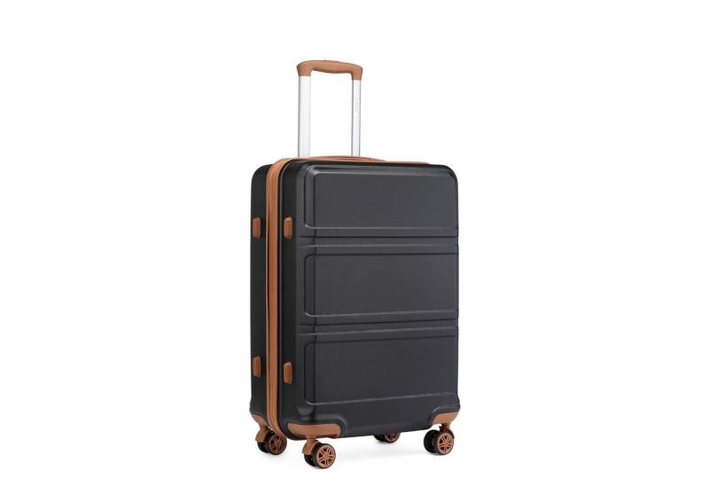 KONO Hartschalen-Trolley mit TSA-Schloss - Reisekoffer und Rollkoffer in einem von KONO