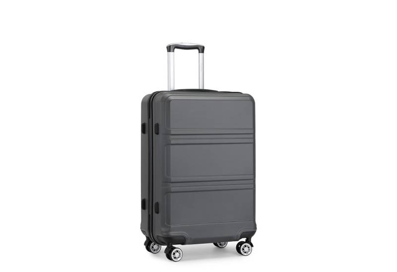 KONO Hartschalen-Trolley mit TSA-Schloss - Reisekoffer und Rollkoffer in einem von KONO