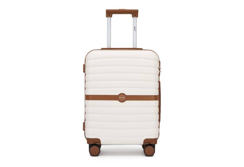 KONO Koffer Leichter PP-Reisekoffer mit 4 multidirektionalen Rollen & TSA-Schloss von KONO