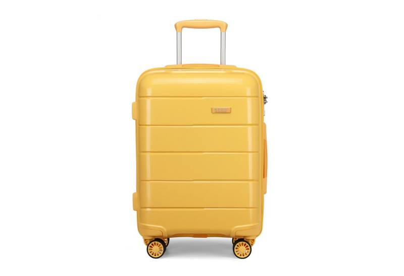 KONO Koffer Trolley mit 4 Rollen Polypropylen Ideal für Business & Schule von KONO