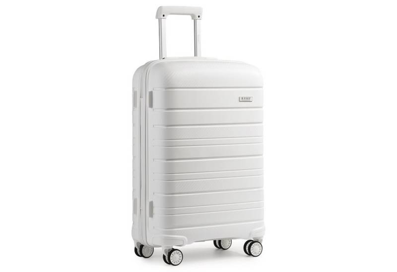 KONO Koffer Zwillingsrollen Reisekoffer mit TSA-Schloss Leichter Polypropylen von KONO
