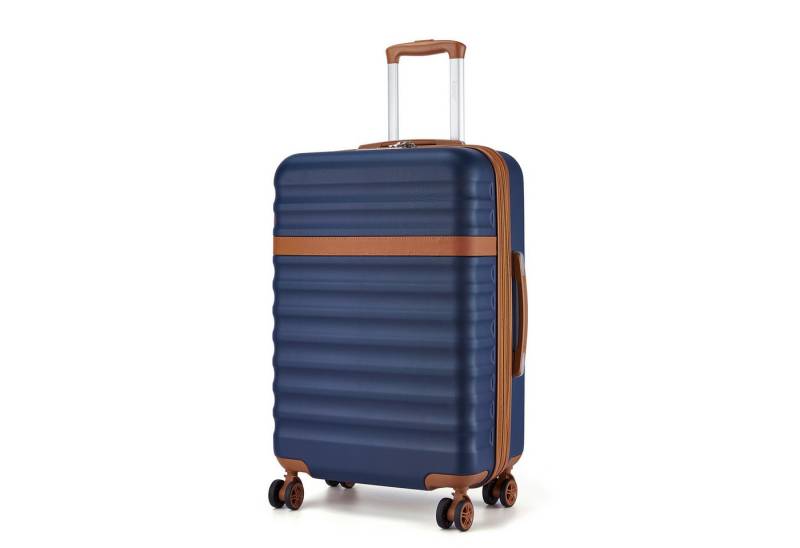 KONO Trolley Handgepäck Koffer Reisekoffer von ABS+PC Hartschalenkoffer von KONO