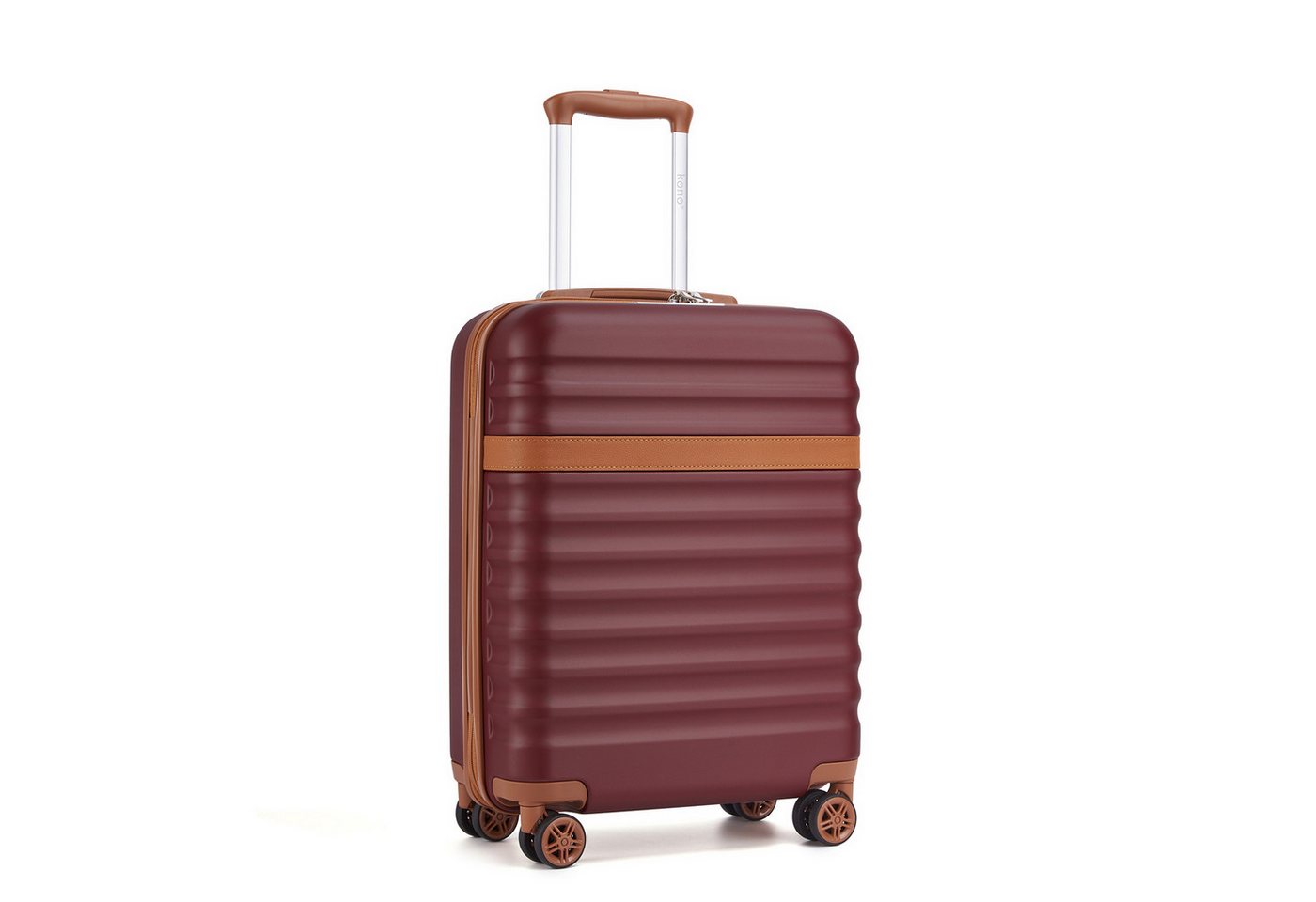 KONO Trolley Handgepäck Koffer Reisekoffer von ABS+PC Hartschalenkoffer von KONO