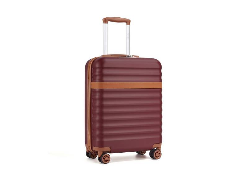 KONO Trolley Handgepäck Koffer Reisekoffer von ABS+PC Hartschalenkoffer von KONO