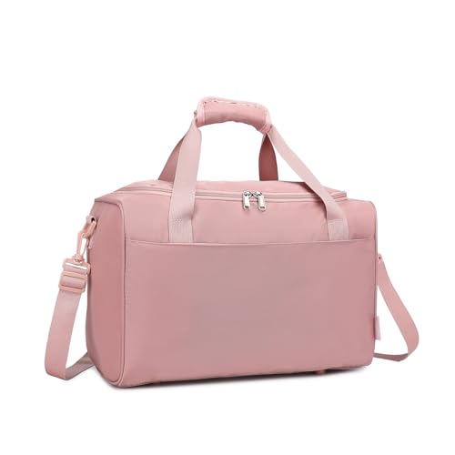 KONO Ryanair Handgepäck 40x20x25 Handgepäck Tasche Reisetasche Flugzeug Weekender Klein Gepäck für Damen und Herren mit Schultergurt (Nude) von KONO